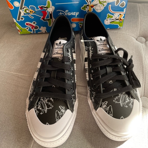 Adidas x Disney Goofy Nizza black sneakers - Picture 1 of 7